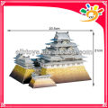 89pcs World Architecture HIMEJI-JO IN JAPAN 3D Model Puzzle DIY Paper Jigsaw Puzzle For Children